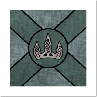 TES Tapestry 19 - Flag of Winterhold Posters and Art